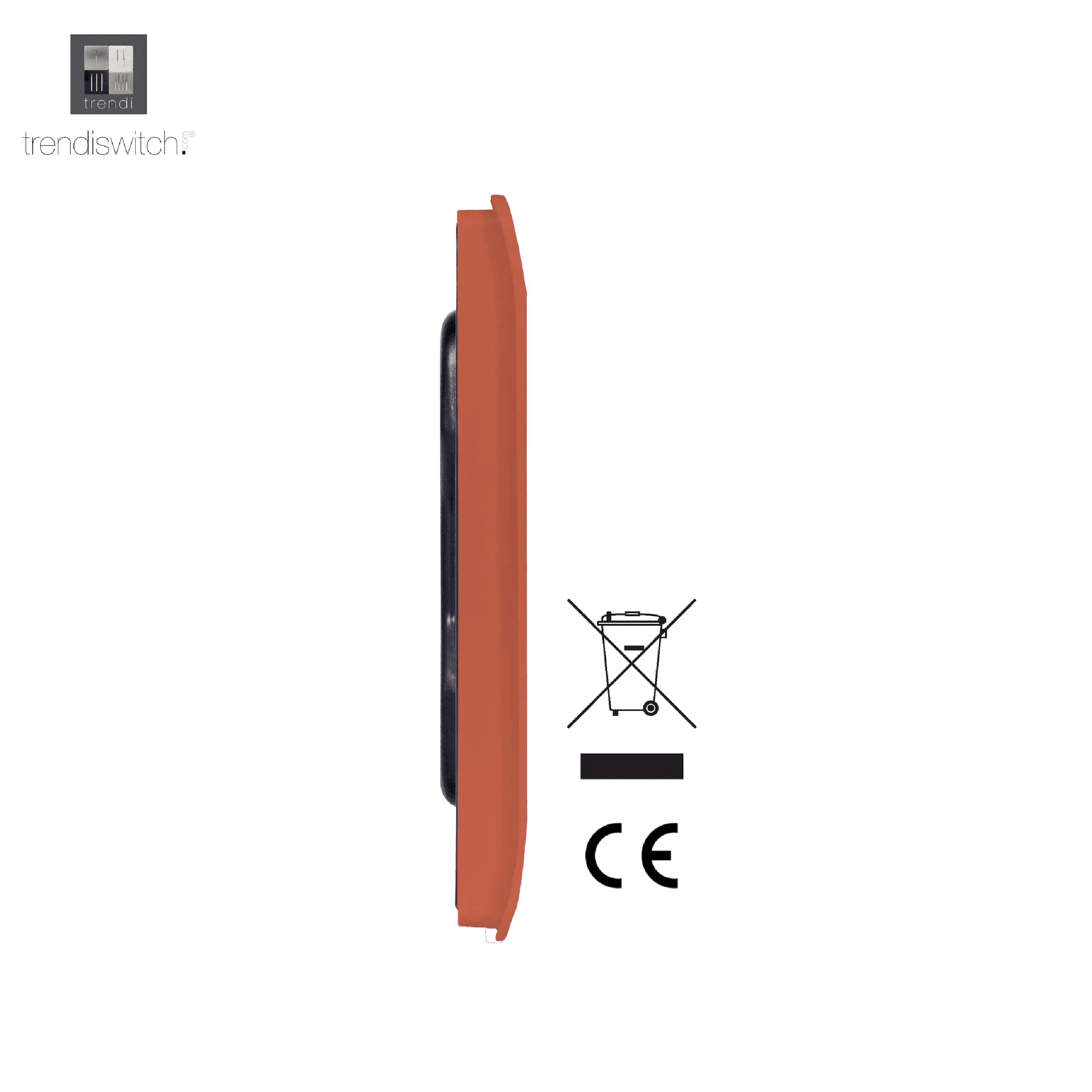 1 Gang Blanking Plate Copper ART-BLKCPR  Trendi Copper